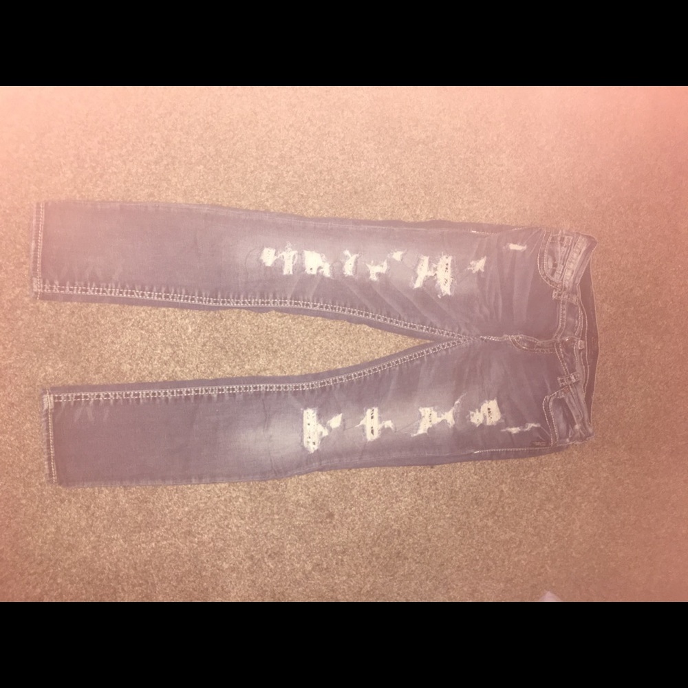 Silver jeans